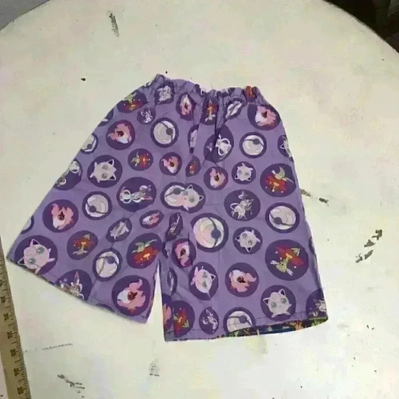 pokemon purple Shorts Unisex Small Medium Youth ha - Picture 3 of 6